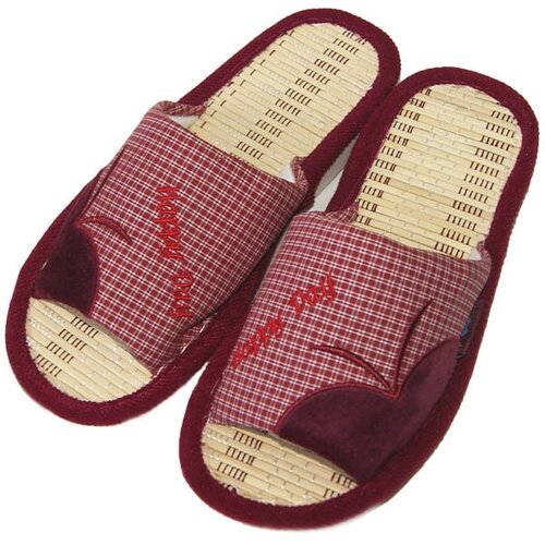 Тапочки  Effa, текстиль, нескользящая подошва, размер 36/37, коричневый