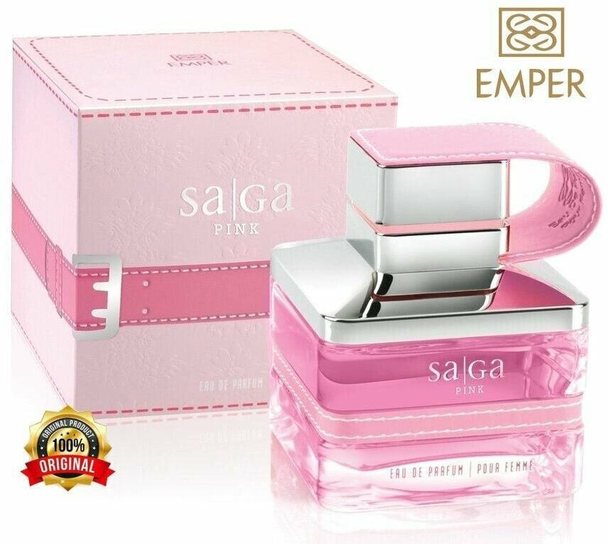 EMPER Парфюмерная вода женская SAGA PINK, 100 мл