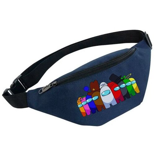 фото Сумка поясная noname, синий