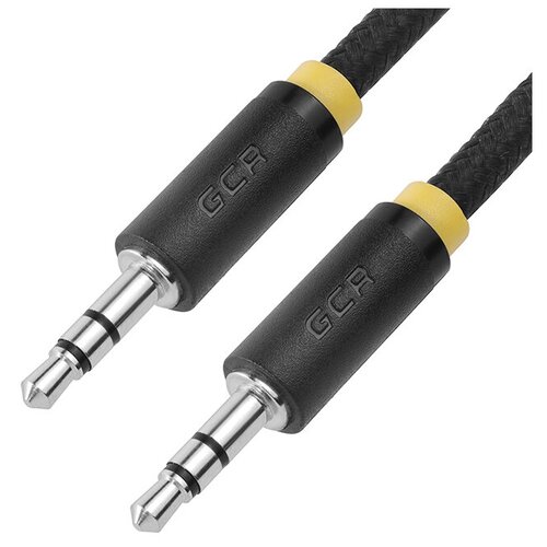 Кабель GCR AUX jack 3.5mm (GCR-AVC81), 1 м, черный кабель gcr aux jack 3 5mm gcr avc81 0 5 м черный