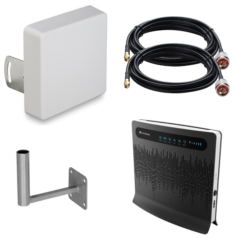 Комплект интернета Huawei B593 с антенной KROKS 15dBi