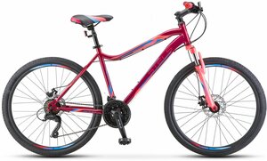 Велосипед горный женский Miss-5000 MD 26" V020, Вишнёвый-розовый, рама 18"