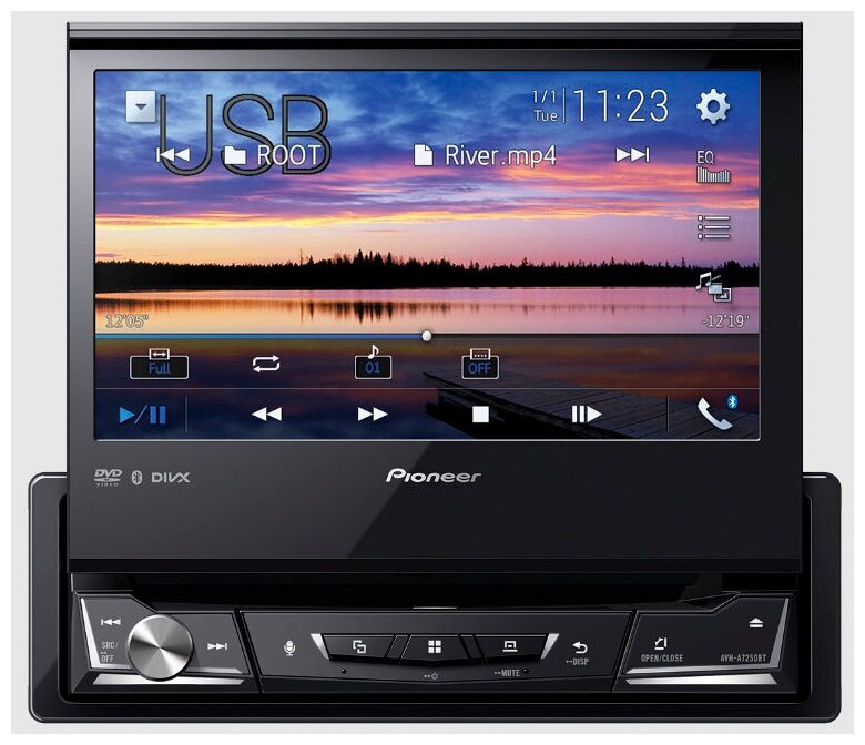 Автомагнитола Pioneer AVH-A7250BT - фото №1