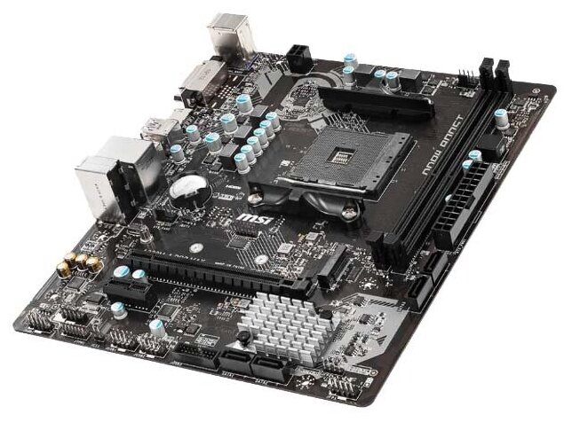 MSI Мпл MSI A320M-A PRO MAX Socket AM4AMD A3202xDDR41xPCI-Ex161xPCI-Ex1M2SB71GLANDVIHDMImATX RET