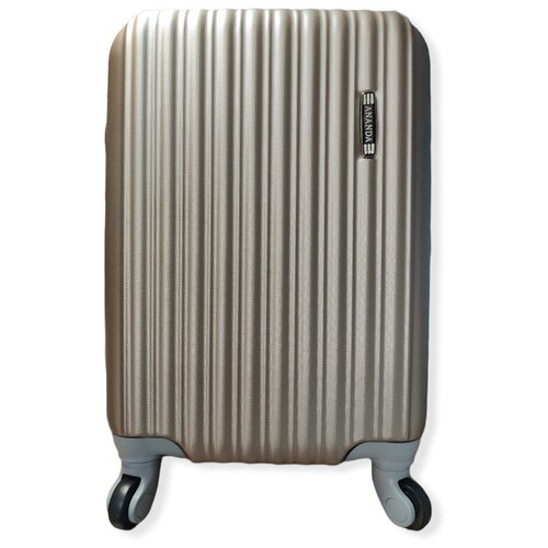 Чемодан ANANDA, 32 л, размер S, бежевый чемодан ananda 93 л фуксия бежевый