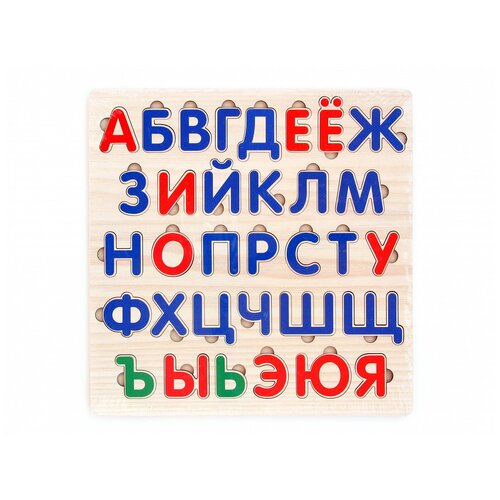 Алфавит русский «Звуки и буквы» рамка вкладыш тимбергрупп алфавит русский звуки и буквы
