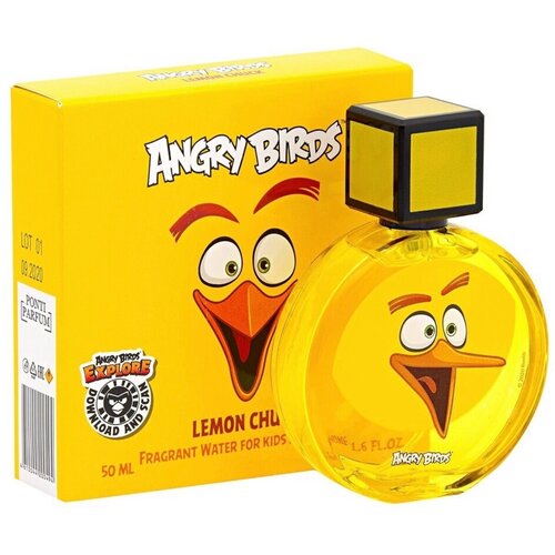 душистая вода для детей angry birds sweet tooth pig 50 Детская душистая вода Ponti Parfum Angry Birds Lemon Chuck 50 мл