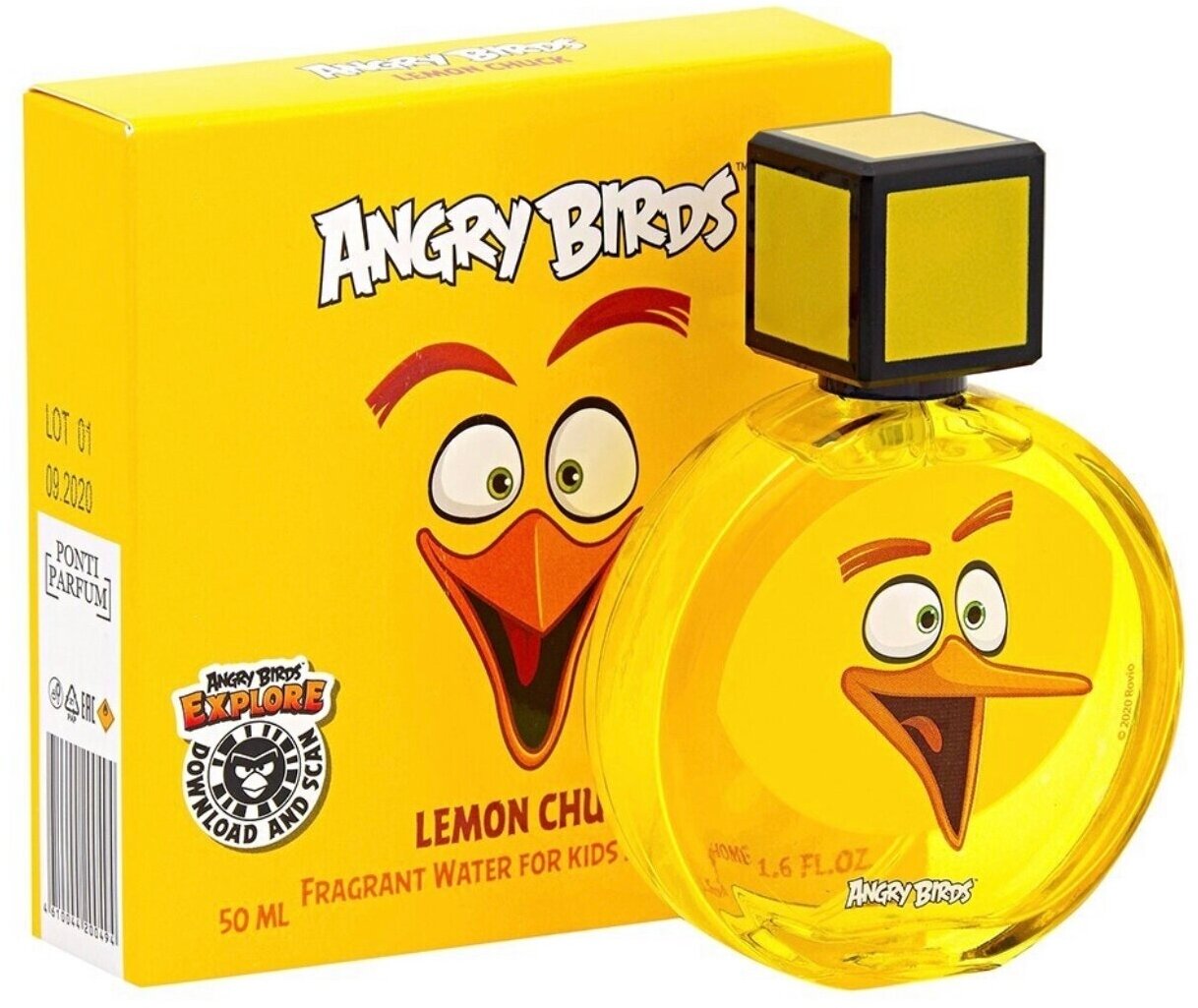 Душистая вода для детей Angry Birds "Lemon Chuck/Чак Лимон"