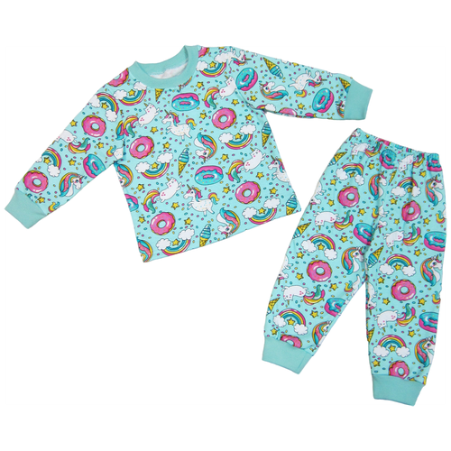Пижама для девочки 116-122/Пижама детская/Комплект одежды для девочки/Комплект одежды детский/Пижама теплая