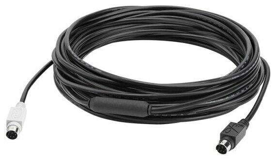 Кабель Logitech GROUP 10M EXTENDED CABLE AMR 10M MINI-DIN CABLE (939-001487)