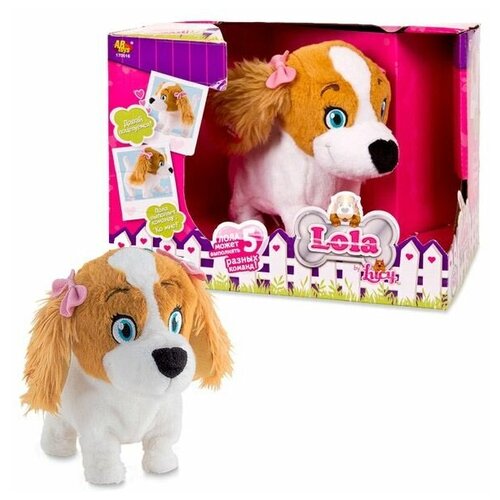 Игрушка интерактивная IMC Toys Club Petz Собака Lola интерактивная (младшая сестра Lucy) , выполняет 5 команд, коммуницирует с Lucy, на батарейках 170516