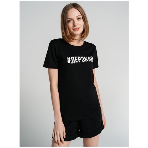 фото Футболка с кор.рукавом твое 76346 размер s, черный, women