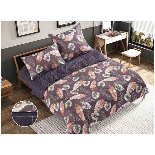 Комплект постельного белья с одеялом De Verano - наволочки: 70x70 (1 шт), 50x70 (1 шт)