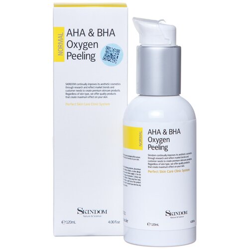 SKINDOM пилинг для лица АНА&ВНА Oxygen Peeling, 120 мл