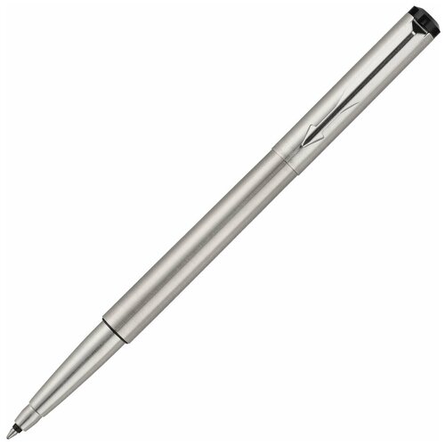 ручка роллер vector black синяя parker Ручка-роллер PARKER (Паркер) Vector (Вектор) Stainless Steel (PR 160222/44)