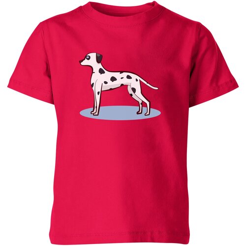 Футболка Us Basic, размер 4, розовый детская футболка собака далматинец 152 белый