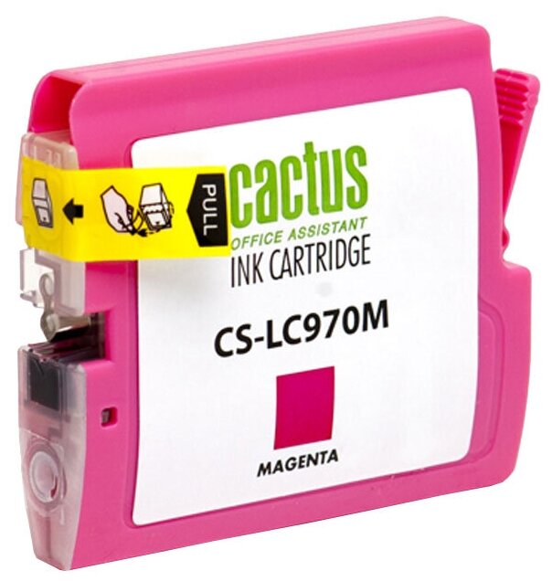Картридж струйный Cactus CS-LC970M пурпурный для Brother MFC-260c/235c/DCP-150c/135c (20мл) - фото №3
