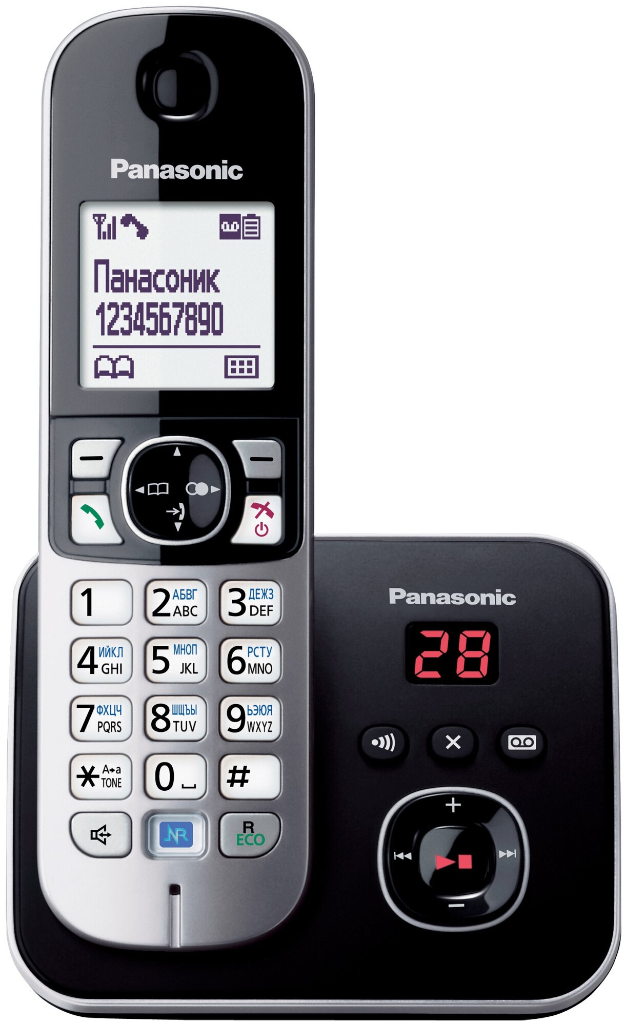 Радиотелефон Panasonic KX-TG6821 черный