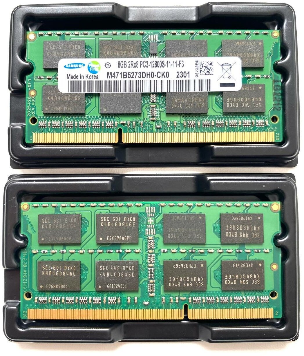 Оперативная память SAMSUNG DDR3 8gb 1600 15v SO-DIMM
