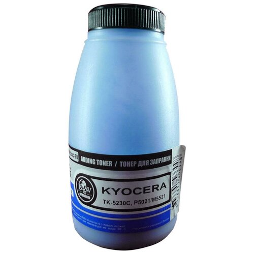 Тонер для Kyocera TK-5230C, P5021/M5521 Cyan (фл. 35г) 2.2K B&W Premium фас. Россия {KPR-224C-35}