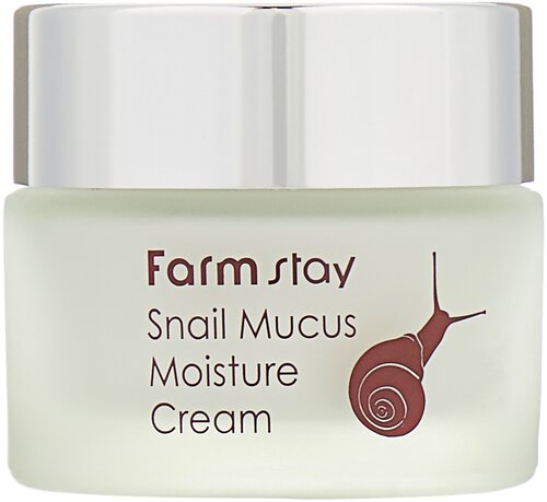 Farmstay Snail Mucus Moisture Cream Увлажняющий крем для лица с экстрактом улитки, 50 мл