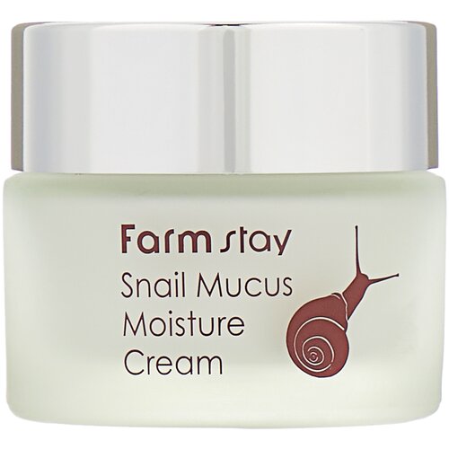 Farmstay Snail Mucus Moisture Cream Увлажняющий крем для лица с экстрактом улитки, 50 мл farmstay тонер с экстрактом муцина улитки snail mucus moisture 150 мл