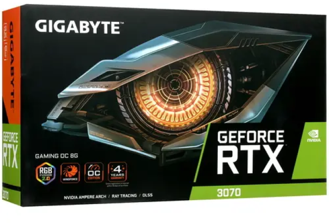 Видеокарта GIGABYTE GeForce RTX 3070 Gaming OC 8G (GV-N3070GAMING OC-8GD) (rev 20)