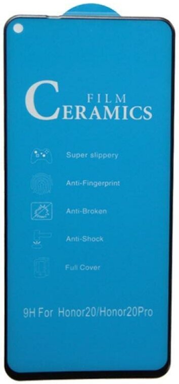 фото Защитная пленка для Huawei Huawei Honor 20 (YAL-L21), Honor 20 Pro, Nova 5T (полное покрытие, силикон) <черный>