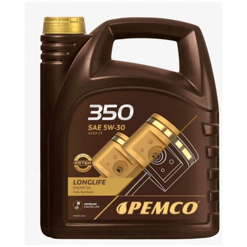 PEMCO PM03504 5W-30 SN , C3 4л (PAO синт. мотор. масло)