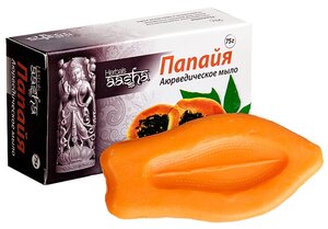 AASHA HERBALS Мыло аюрведическое Папайя 75г