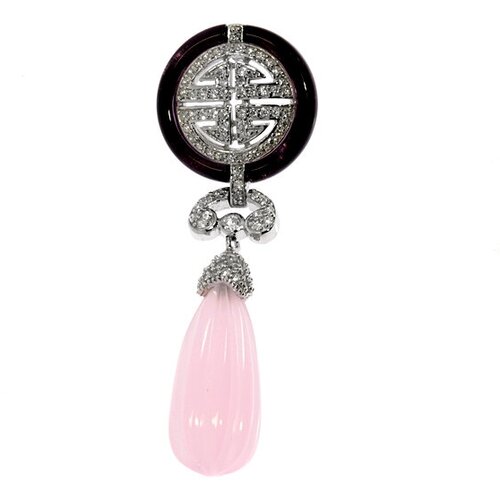 фото Подвеска element47, серебро, 925 проба, кварц синтетический