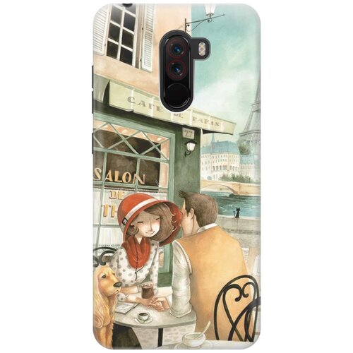 фото Re:pa накладка transparent для xiaomi pocophone f1 с принтом "sweet paris"