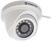 Tantos HD TSc-E2HDf Купольная видеокамера для помещений 4в1 (AHD, TVI, CVI, CVBS) 2 МП с ИК-подсветкой, корпус пластик