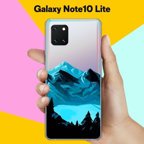 Силиконовый чехол Горы и озеро на Samsung Galaxy Note 10 Lite силиконовый чехол на samsung galaxy note 9 горы 20 для самсунг галакси ноут 9