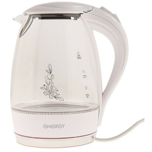 Чайник электрический ENERGY E-262 стекло 17 л 2200 Вт белый 294900₽