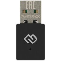 Сетевой адаптер WiFi + Bluetooth Digma DWA-BT5-AC600C AC600 USB 2.0 (ант. внутр.) 1ант. (упак:1шт)