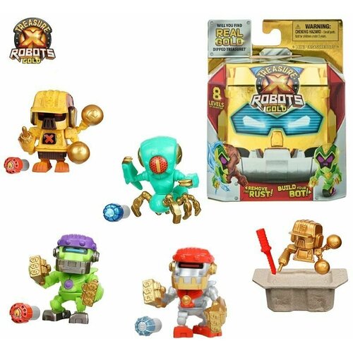 Игрушка Treasure X Robots Gold-Мини-роботы