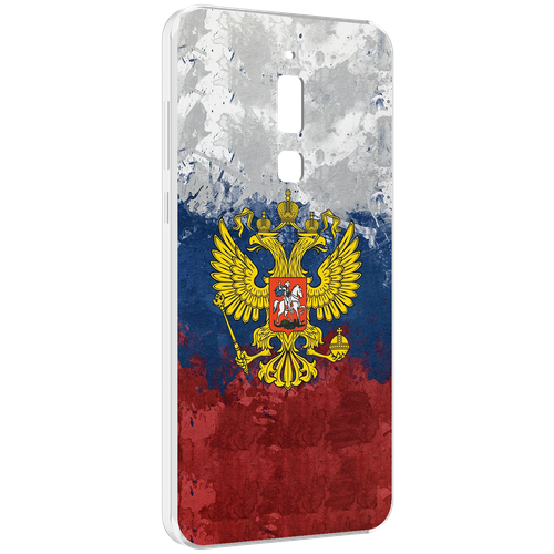 Чехол MyPads герб-России для Meizu M6T задняя-панель-накладка-бампер