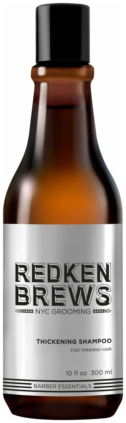 Redken шампунь Brews Thickening уплотняющий для мужчин, 300 мл