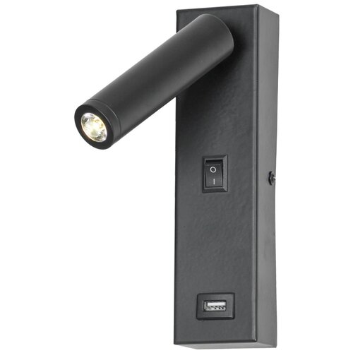 фото Бра lussole cozy lsp-8242 модерн черный led 4вт