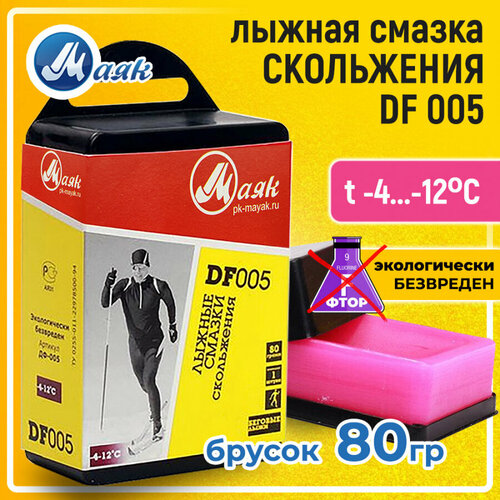 парафин для лыж лыжная мазь скольжения ancor sport дф 006 90 г t 5 2c Парафин для лыж Маяк Ancor Sport ДФ-005, 90 гр t (-4-12C)