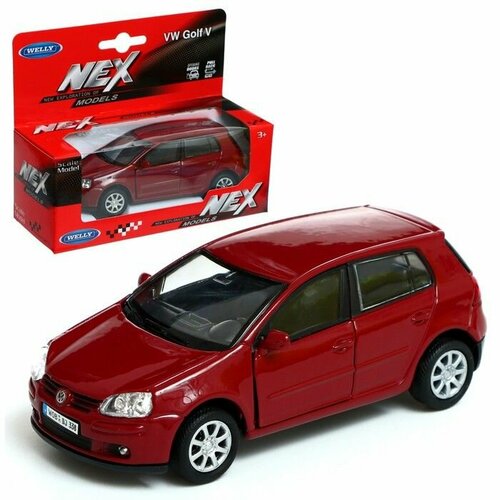 Модель машины Volkswagen Golf V микс, масштаб 1:38 микс модель машины 1 34 39 vw golf v 42361 желтый