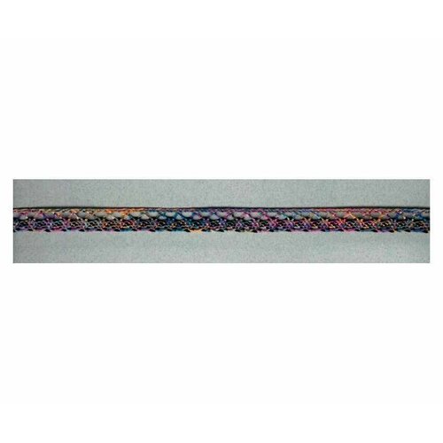 Мерсеризованное хлопковое кружево, 13 мм, цвет разноцветный, 30 метров