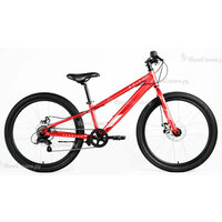 Подростковый велосипед Forward Spike 24 D (2023) 11" Красный (122-135 см)