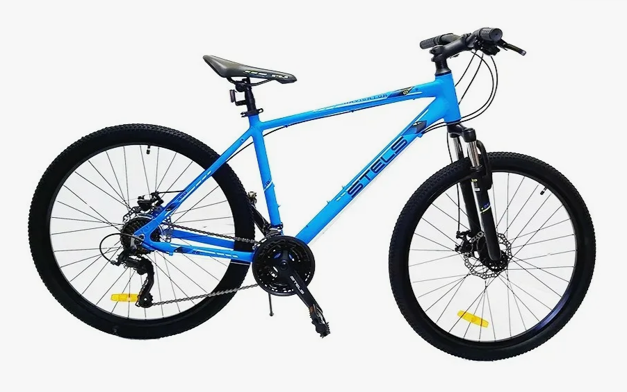 Велосипед Stels NAVIGATOR 590 V 26" Рост 18" синий/салатовый Алюминий