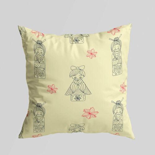 Наволочка для декоративной подушки 45х45 см 