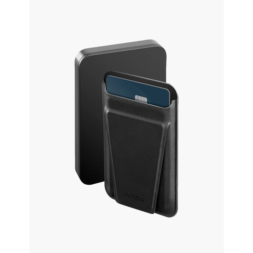 Внешний аккумулятор и кархолдер Magsafe EnergEA MagWallet Card 10K 10000mAh Gunmetal Black 6990₽