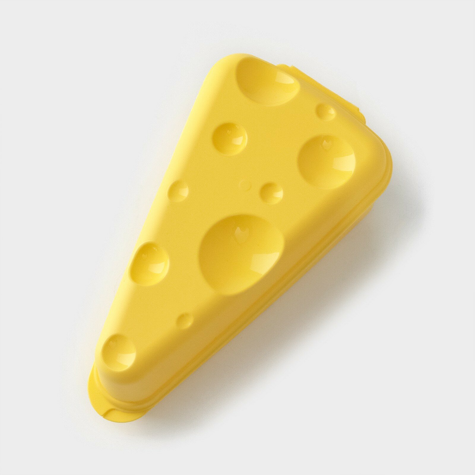 Контейнер для сыра RICCO 19,8х10,6х7,5 см, цвет жёлтый, пластик