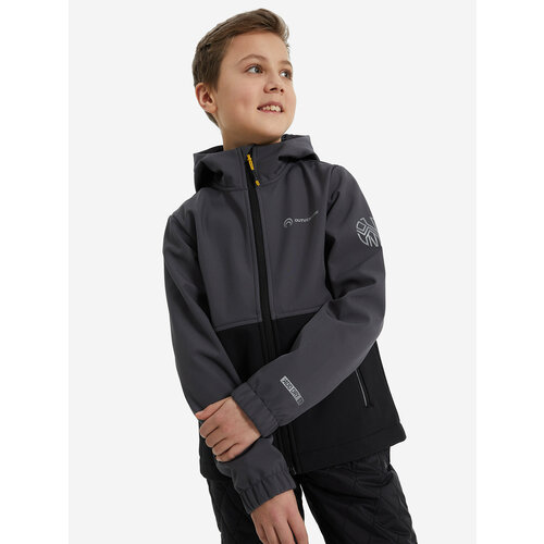 Куртка OUTVENTURE, размер 158, серый куртка outventure размер 158 80 серый