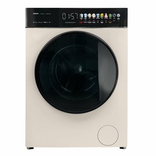 Стиральная машина автомат с сушкой Centek CT-1977 Бежевая10кгПрямой приводЦветной сенсорИнверторнаяA 7050000₽